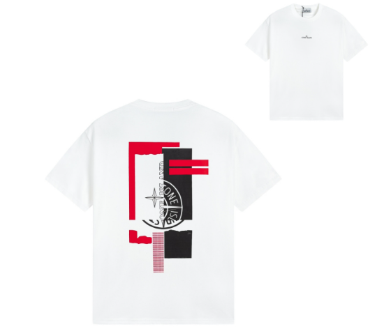 T-shirt à Manches Courtes en Coton Pur pour Homme et Femme, Vêtement de Marque à la Mode, pour Loisirs, pour Été
