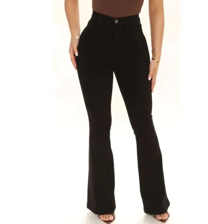 Pantalon Extensible Slim à Taille Haute pour Femmes, Style Décontracté