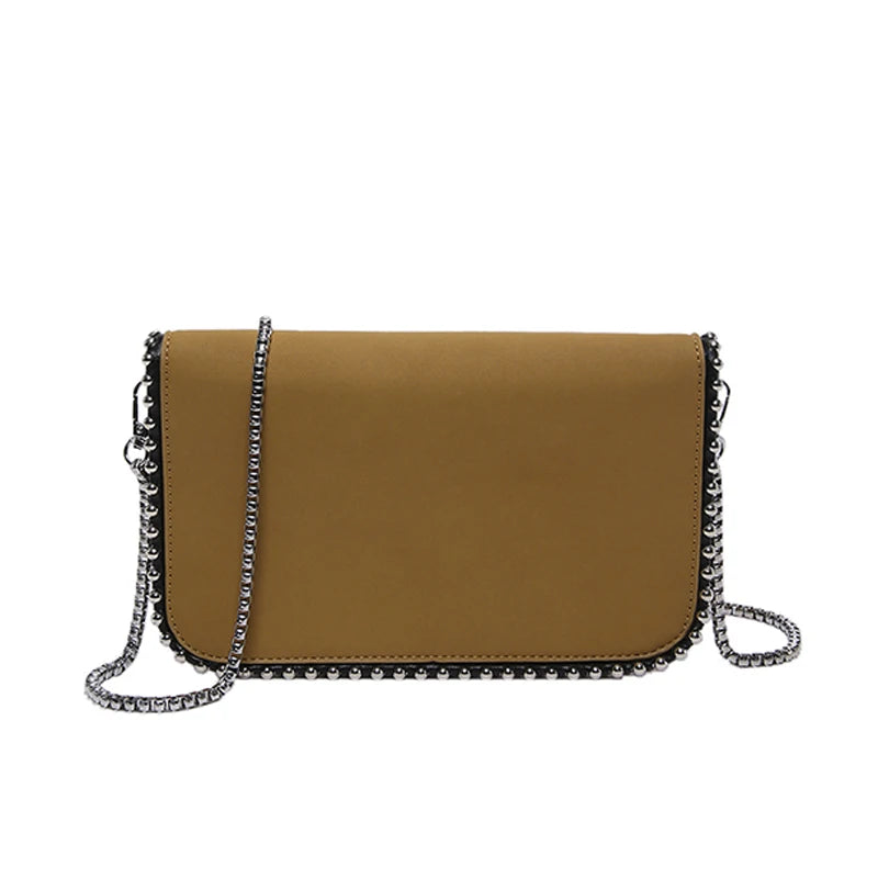Sac Crossbody Femme - Sac Téléphone Chaîne Épaule Messenger Bag Flip Vintage Y2K Travel Chic Leopard