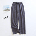 Pantalon Pyjama Femme Coton - Pantalon Large Fluide Gaze Coton Pyjama Été Confortable Lounge Wear Home Pants